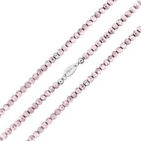 Crystal armband milky pink 270215