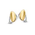Gouden oorstekers bicolor zirkonia OB426760