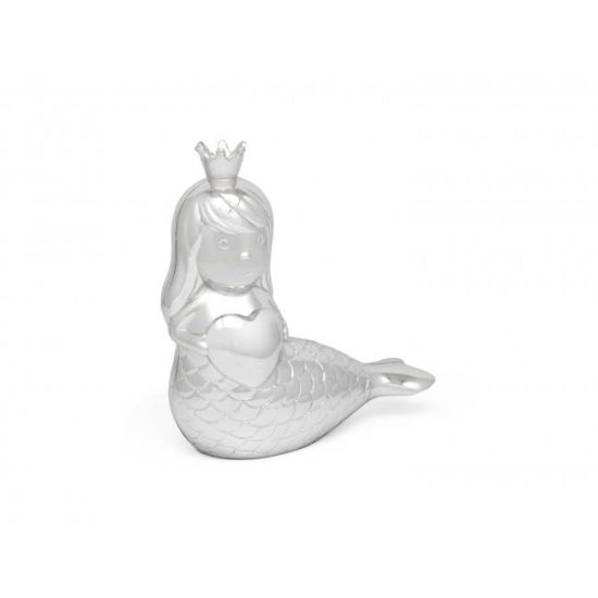 Verzilverd spaarpot, Zeemeermin