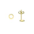 Gouden oorstekers open cirkel JKE20.066