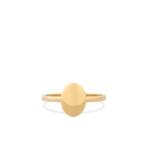 Gouden ring ovaal mt56 RMDD01-1544