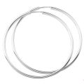 Zilveren oorringen 1.8mm x 50mm 1003442