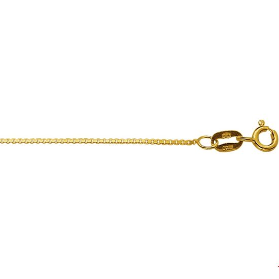 Gouden collier venetiaans 38cm 0.8mm