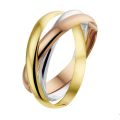 Gouden trinity ring tricolor mt18 4300460