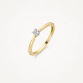 Gouden ring 0.10crt mt 52 1622BDI/52