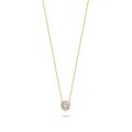 Gouden collier zirkonia 3097YZI