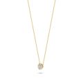 Gouden collier zirkonia 3097YZI