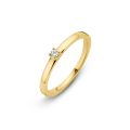 Gouden ring Briljant Venice 0.05crt H/SI mt 17.5