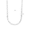Zilver collier mat/glimmend 45cm 1337879