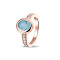 Zilveren ring ovaal zirkonia RG036/52