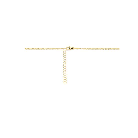 Gouden collier 4xplaatjes 1.6mm 41 4cm 4029350