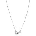 Zilveren collier hart/infinity zirkonia ZIC2596