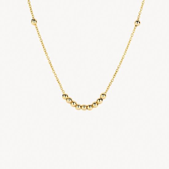 Gouden collier bolletjes 3182YGO