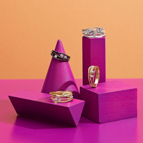 Cammilli ring Dune Yellow Sunrise 18krt 0.27crt GAN0778U-55