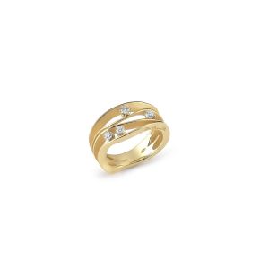 Cammilli ring Dune Yellow Sunrise 18krt 0.27crt GAN0778U-55