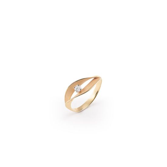  Cammilli ring 18kt Dune Assolo 0.10crt GAN3236J-55