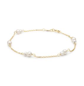 Gouden armband zoetwaterparel JKB25.506