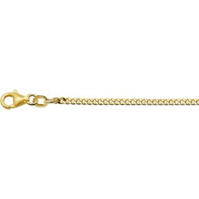 Gouden collier gourmet 45cm 2.1mm 6.5gr 4004601