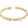 Boccia armband titanium geel pvd 03033-03