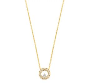 Gouden collier 1.2mm anker circle deluxe 0.21 11114/021
