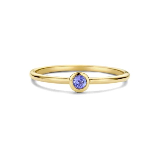 Gouden ring tanzanite dec mt58 SWBR01DEC-Y