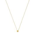 Gouden collier citrien geboortesteen november SWBN01NOV-Y
