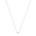 Gouden collier 3x zirkonia SWEN10190-Y14