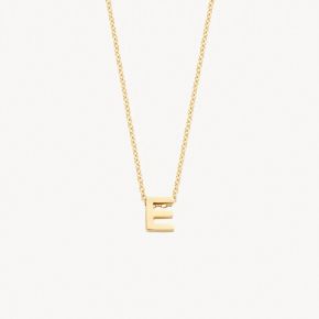 Gouden collier letter E 3155YGO-E