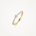 Gouden ring 0.20crt mt 54 1658BDI/54