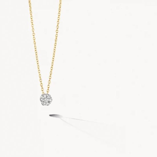 Gouden collier 0.05crt 3602BDI