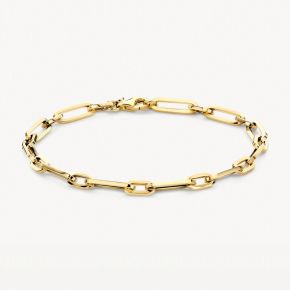 Gouden armband paperclip 2251YGO