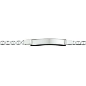 Zilveren plaat armband 19cm 1005657