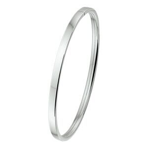 Zilveren bangle 4x60mm vlak 1001362