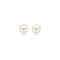 Gouden oorstekers zoetwater parel 6.5mm 4008776