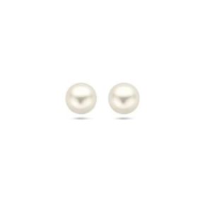 Gouden oorstekers zoetwater parel 6.5mm 4008776