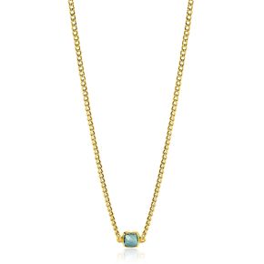 Zilver verguld collier zirk ZIC2417Y