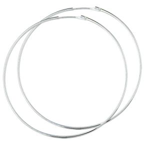 Zilveren oorringen 1.5x45mm 1001453