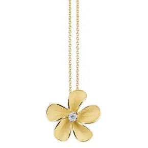 Cammilli collier Cherry Bloom Yellow Sunrise 18kt 0.03dia GPE3771U
