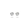 Zilveren oorstekers zirkonia gladom 3.5mm 1307104