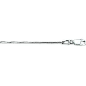 Zilveren slang collier 45cm 1.2mm 1002341
