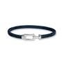 Br stalen armband blauw pvd en zilveren sluiting KAG18RGR-M-19CM