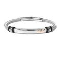 Br stalen armband en rose goud STAU02NL-M-19CM