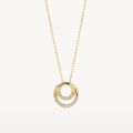 Gouden collier met zirkonia 3193YZI