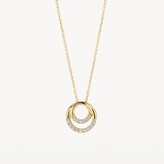 Gouden collier met zirkonia 3193YZI