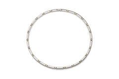 Boccia collier titanium met geel verguld 08089-02