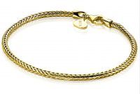 Zilver armband geel verguld 2.5mm ZIA1287G