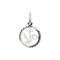 Zilveren hanger geloof en liefde 1020631