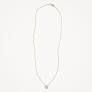 Gouden collier bloem met zirkonia 3196YZI