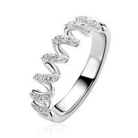 ZIlveren ring met zirkonia ZIR2877-56