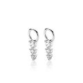 Zilveren oorbelbedels zirkonia ZICH2887